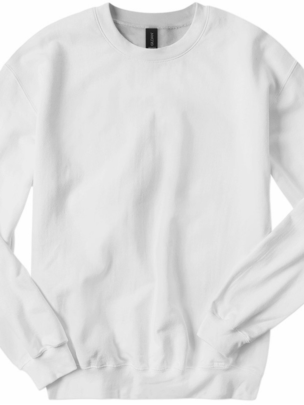 Gildan Men's White Crewneck Sweatshirt